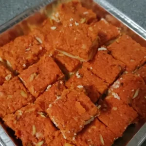 Gajrela barfi